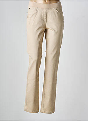 Jeans coupe slim stretch taille normale beige RABE femme