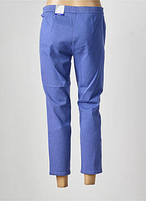 Pantalon 7/8 stretch taille normale violet FRANK WALDER femme