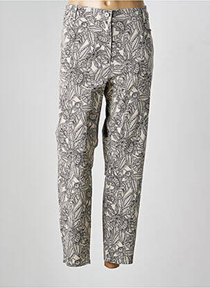 Pantalon slim tissage popeline taille normale beige OLSEN femme