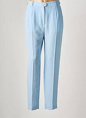 Pantalon slim taille haute taille haute bleu BREAL femme