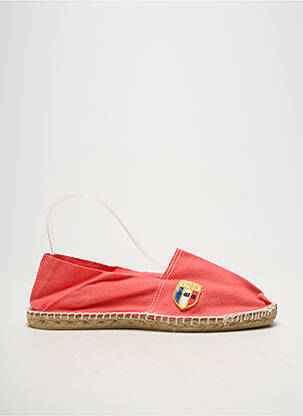Espadrilles bout rond talon plat jusqu'à 3cm orange CALA 1789 femme
