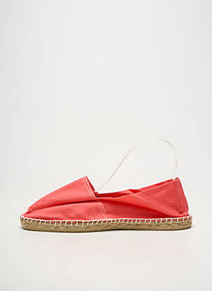 Espadrilles bout rond talon plat jusqu'à 3cm orange CALA 1789 femme