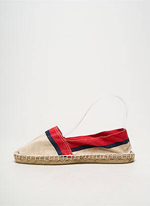 Espadrilles bout rond talon plat jusqu'à 3cm beige CALA 1789 femme