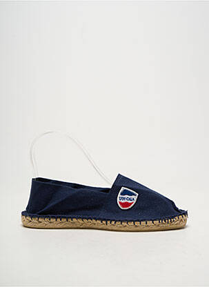 Espadrilles bout rond talon plat jusqu'à 3cm bleu CALA 1789 femme