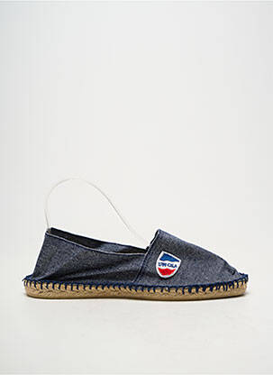 Espadrilles bout rond talon plat jusqu'à 3cm bleu CALA 1789 femme