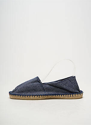Espadrilles bout rond talon plat jusqu'à 3cm bleu CALA 1789 femme