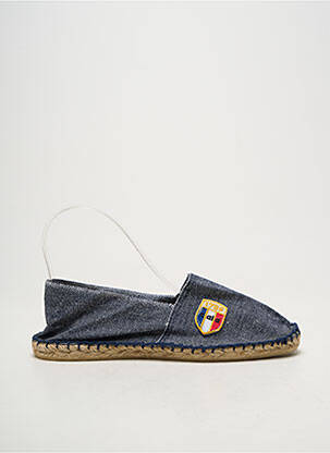 Espadrilles bout rond talon plat jusqu'à 3cm bleu CALA 1789 femme