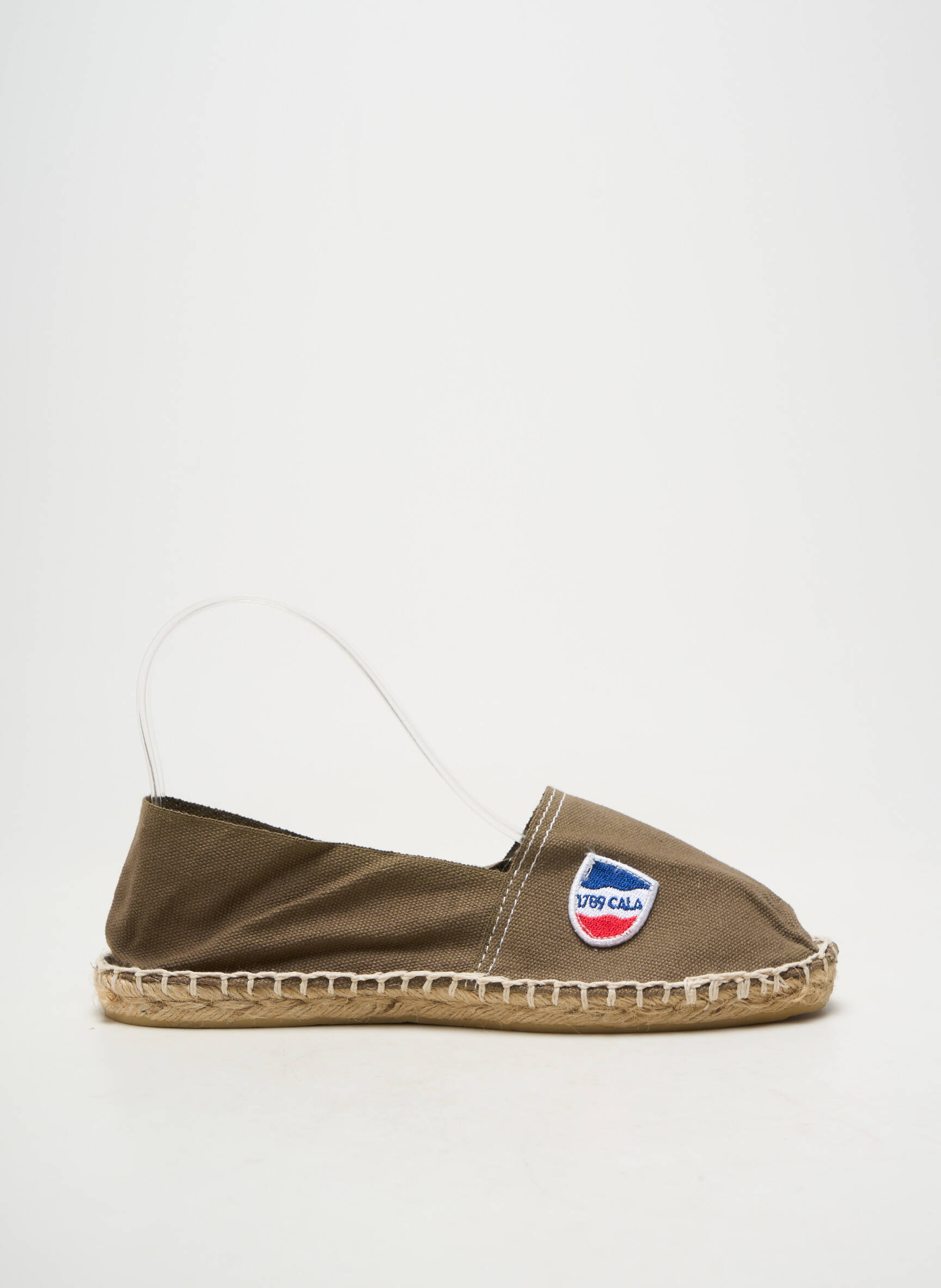 Espadrilles bout rond talon plat jusqu'à 3cm vert CALA 1789 femme