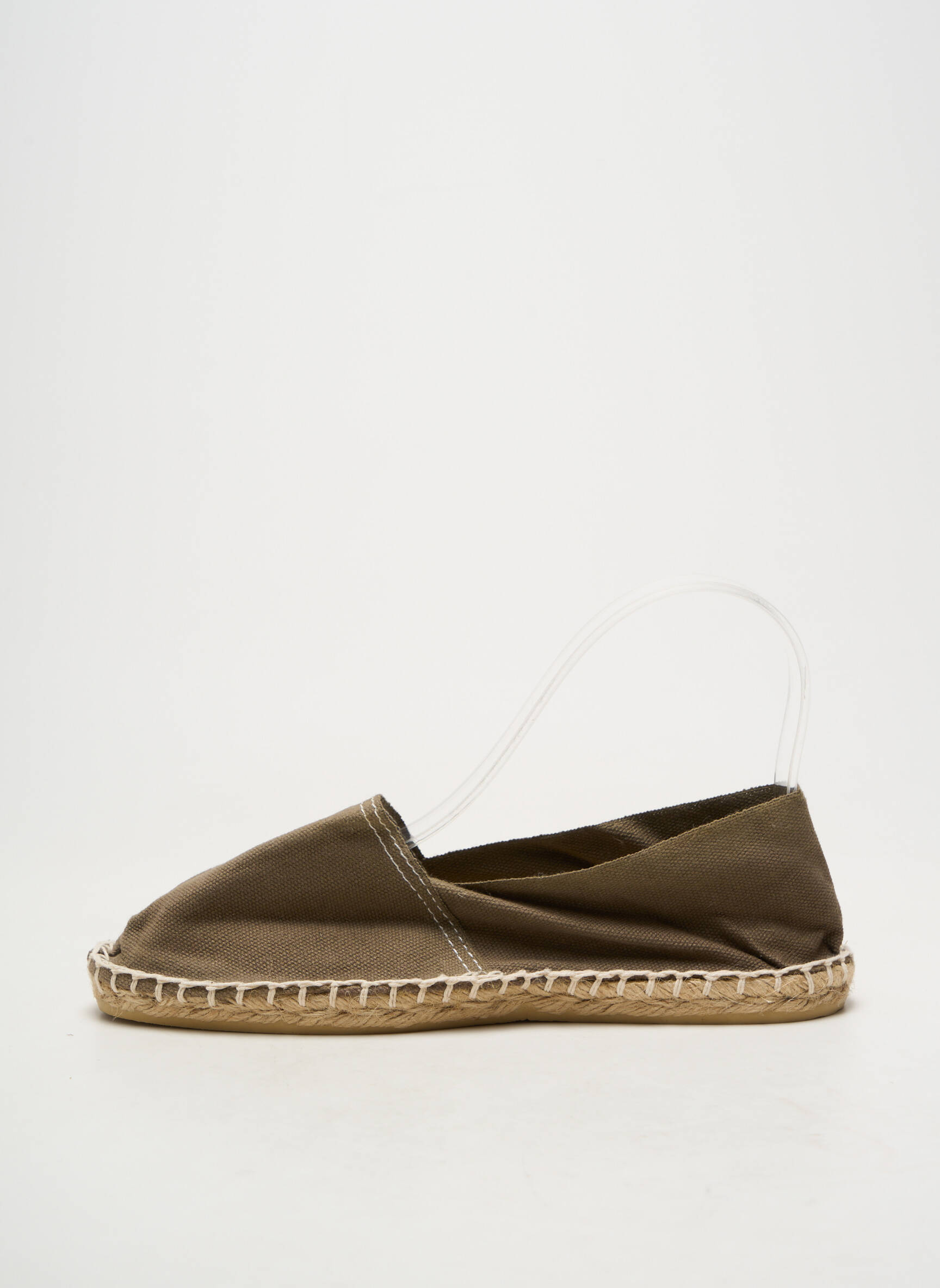 Espadrilles bout rond talon plat jusqu'à 3cm vert CALA 1789 femme