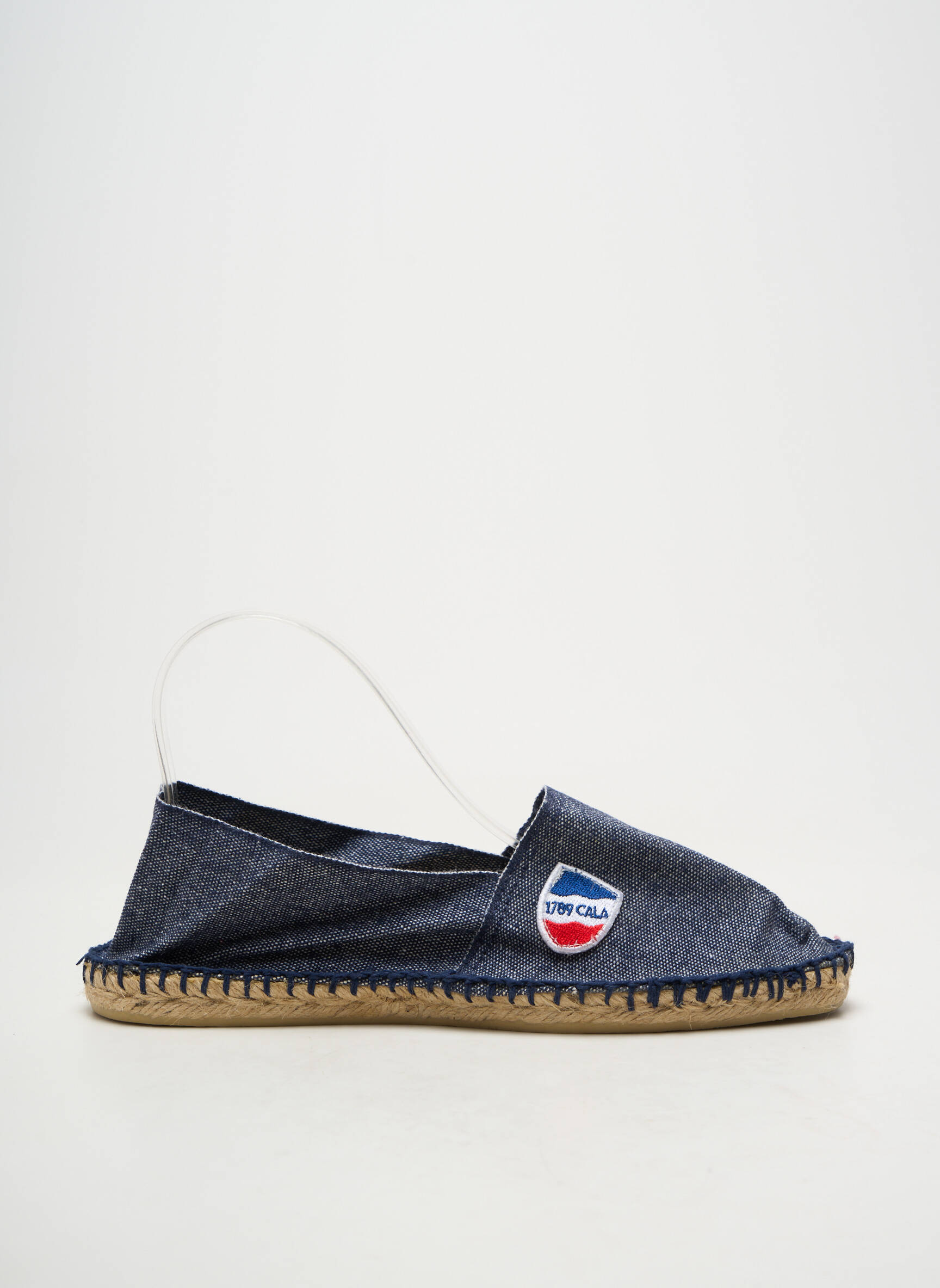 Espadrilles bout rond talon plat jusqu'à 3cm bleu CALA 1789 femme