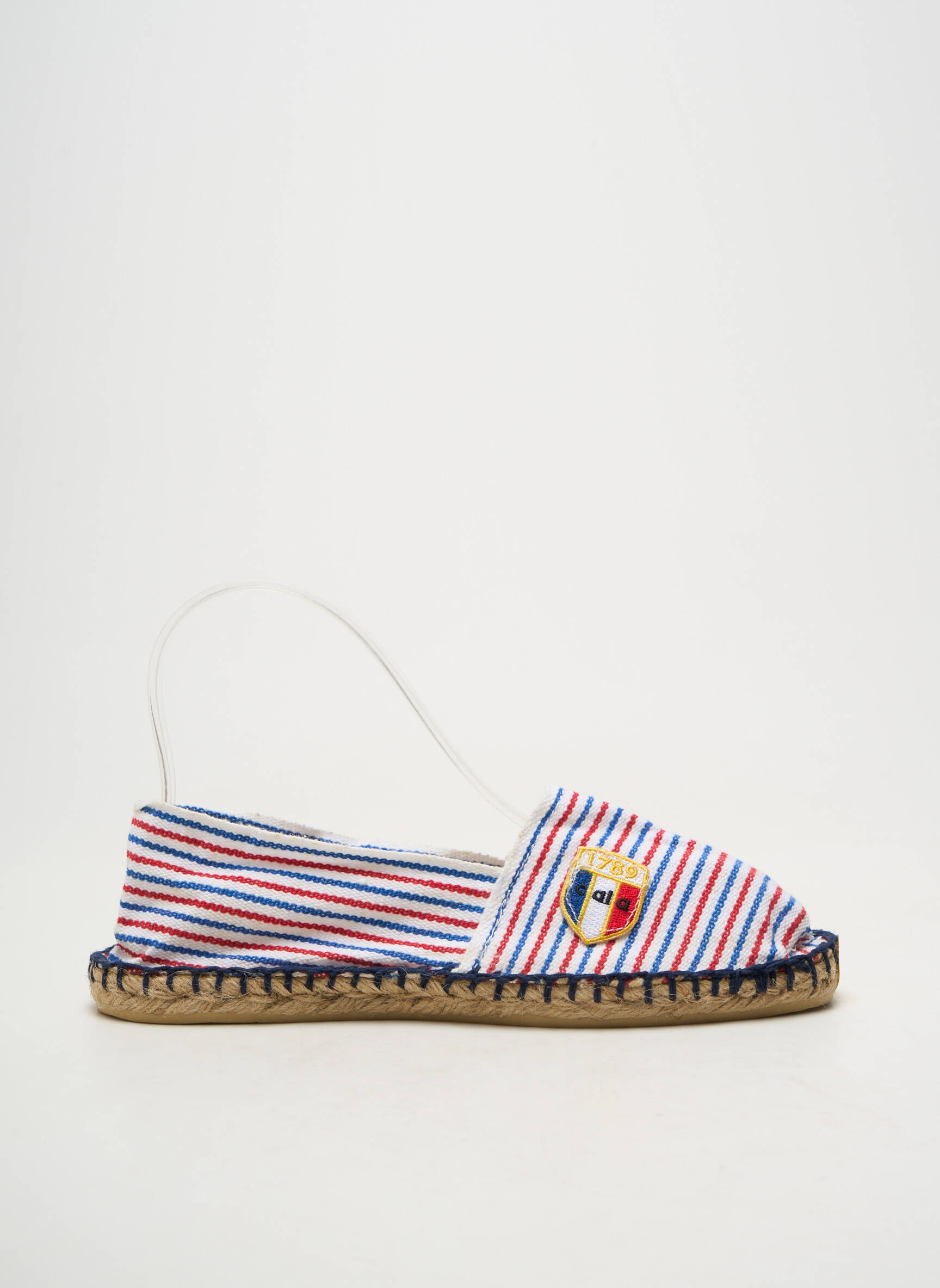 Espadrilles bout rond talon plat jusqu'à 3cm bleu CALA 1789 femme