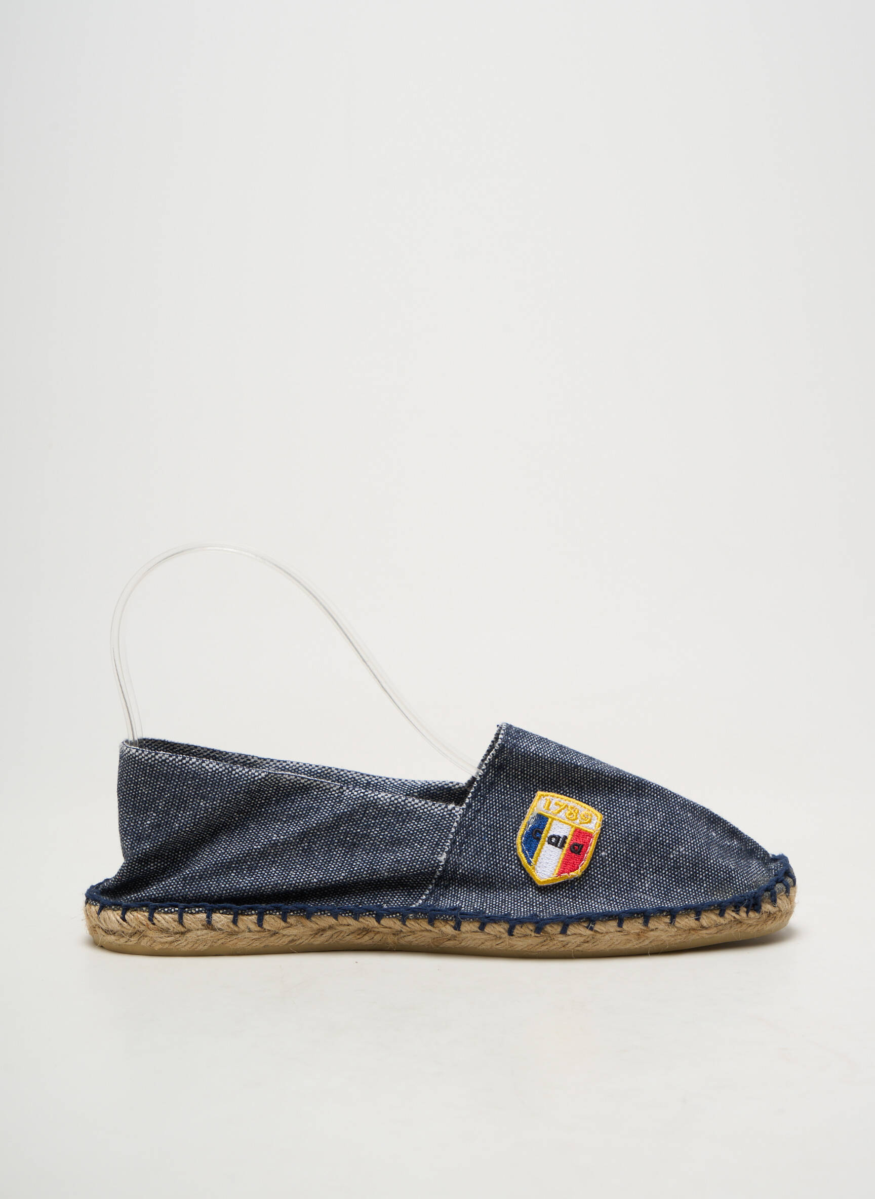 Espadrilles bout rond talon plat jusqu'à 3cm bleu CALA 1789 femme