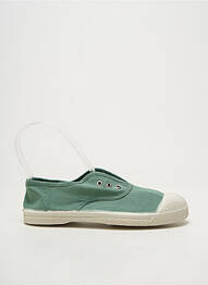 Baskets bout rond bout rond vert BENSIMON enfant
