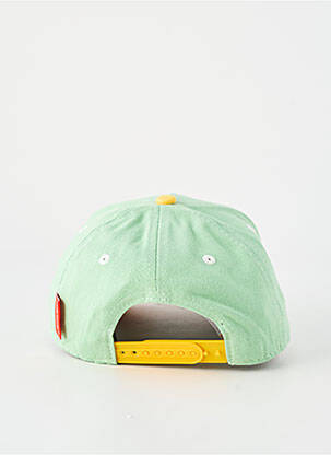 Casquette fermeture pressionnée vert HELLO HOSSY garçon