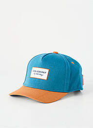 Casquette fermeture pressionnée bleu HELLO HOSSY garçon