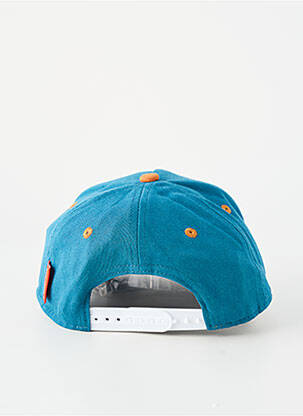 Casquette fermeture pressionnée bleu HELLO HOSSY garçon