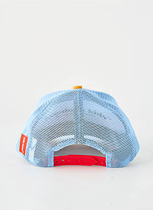 Casquette fermeture pressionnée bleu HELLO HOSSY garçon