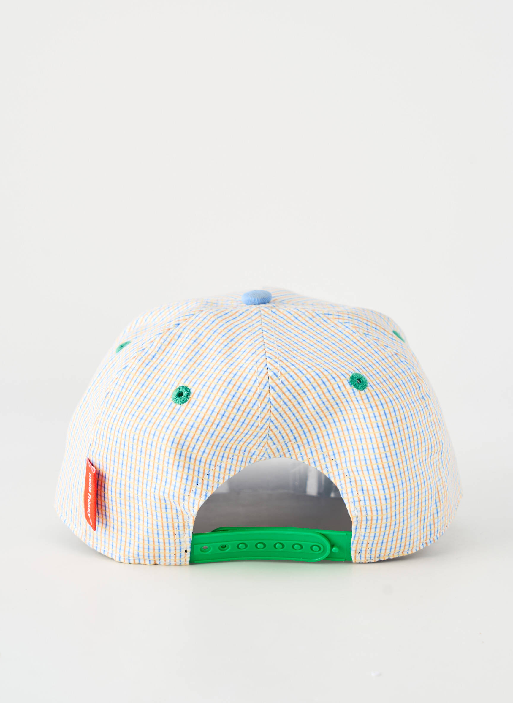 Casquette imprimé carreaux marron HELLO HOSSY garçon