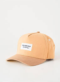 Casquette fermeture pressionnée orange HELLO HOSSY garçon