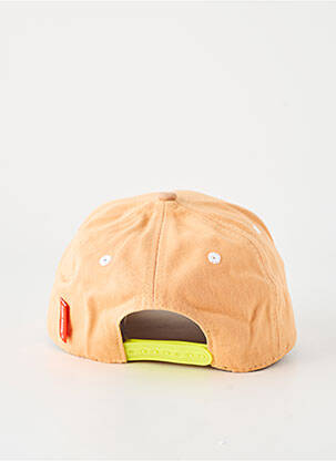 Casquette fermeture pressionnée orange HELLO HOSSY garçon