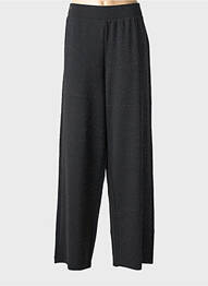 Pantalon large coupe fluide taille normale noir SOYACONCEPT femme