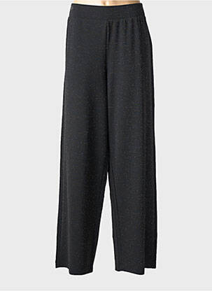 Pantalon large coupe fluide taille normale noir SOYACONCEPT femme