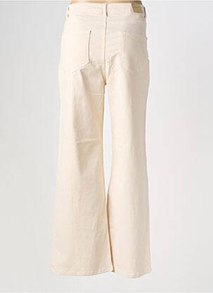 Jeans coupe large stretch taille haute beige SOYACONCEPT femme