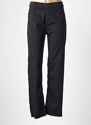 Pantalon droit stretch taille normale noir SOYACONCEPT femme
