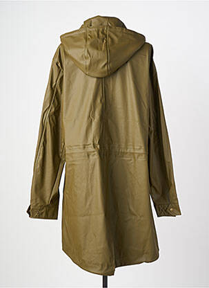 Imperméable manches longues a capuche vert SOYACONCEPT femme