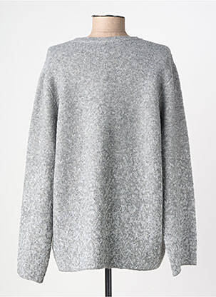 Pull coupe droite manches longues gris SOYACONCEPT femme