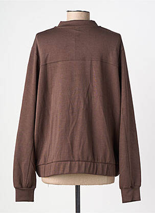 Veste casual col rond marron SOYACONCEPT femme