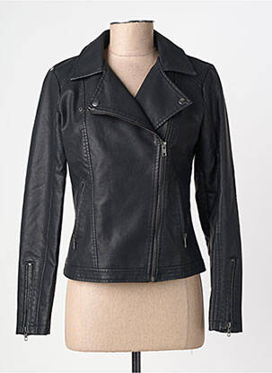 Veste casual col tailleur noir SOYACONCEPT femme