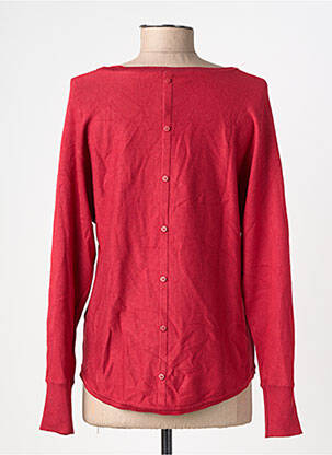 Pull coupe droite manches longues rouge SOYACONCEPT femme