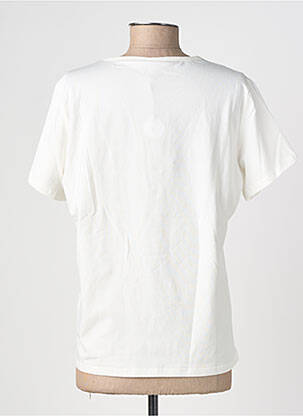 T-shirt coupe droite manches courtes blanc SOYACONCEPT femme