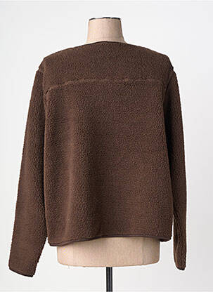 Veste casual col rond marron SOYACONCEPT femme