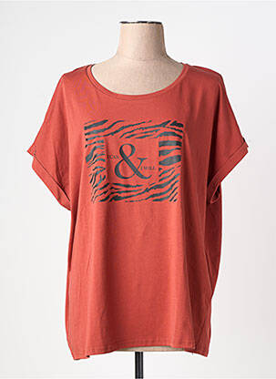 Top manches courtes manches courtes orange SOYACONCEPT femme