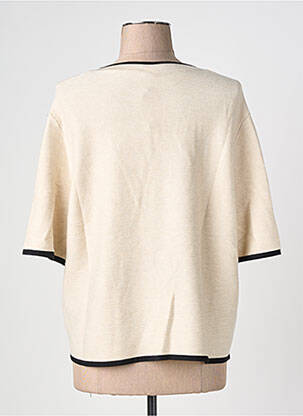 Pull coupe droite manches 3/4 beige SOYACONCEPT femme