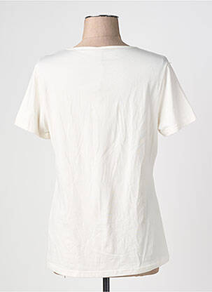 T-shirt coupe cintrée manches courtes blanc SOYACONCEPT femme