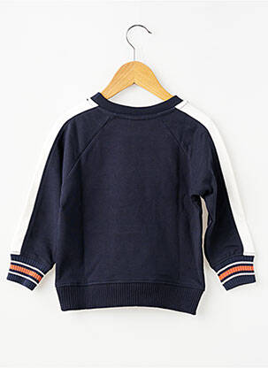 Sweat-shirt stretch manches longues bleu ZY garçon