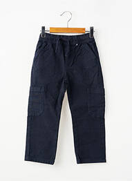 Pantalon cargo slim taille élastique bleu ZY garçon