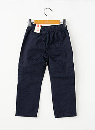 Pantalon cargo slim taille élastique bleu ZY garçon