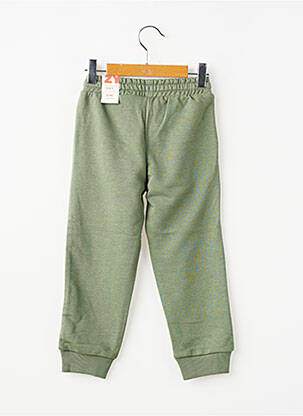 Jogging sérigraphie taille élastique vert ZY garçon