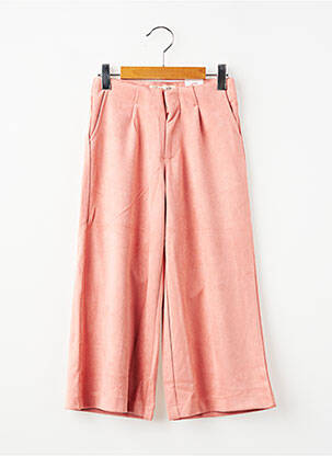 Pantalon large poches taille élastique rose ZY fille