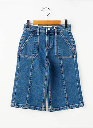 Jeans coupe large poches bleu ZY fille