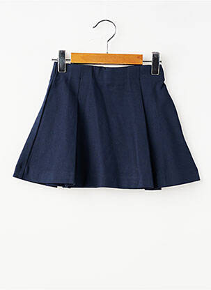 Jupe courte taille normale bleu ZY fille