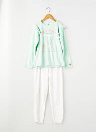 Pyjama taille élastique vert ZY fille