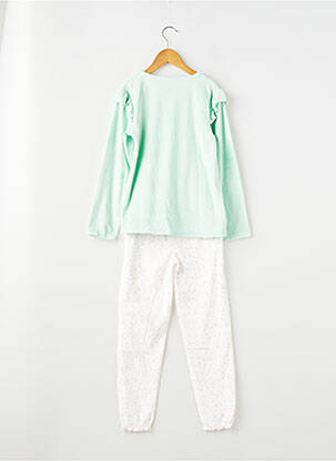 Pyjama taille élastique vert ZY fille