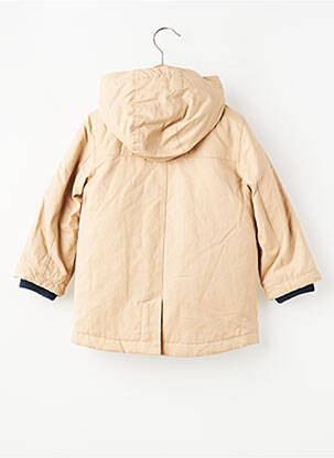Parka poches a capuche beige ZY garçon