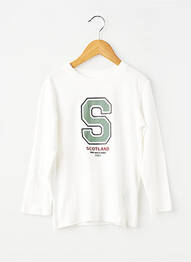 T-shirt manches longues manches longues blanc ZY garçon