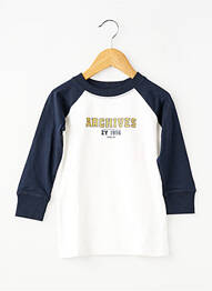 T-shirt manches longues manches longues bleu ZY garçon